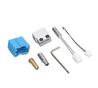 Culnflun 3D Stampante Kit di ugello caldo ExtrUder 24V Tubo di riscalmento Sostituzione del termistor Compatibile con Sidewinder X1 X2 e la stampante Genius 3D include l'ugello d