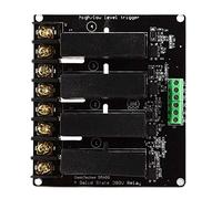 Culnflun 4 Channels Solid State Relay Module Board, 380V 8A SSR Switch Controller with Adjustable High Low Voltage Level