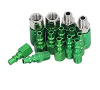 Culnflun 4pcs universal Air Coepler e 10pcs IM Plug Kit 14 NPT Aro ARI Air Taskings Set per il garage per la costruzione di riparazioni per auto