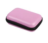 Culnflun 5 colori Mini Storage Borse, Organizzatore di gadget, custodia portatile per il cavo dati auricolare U Data Disk Hot, Cavo di viaggio Double Layers, il tutto in un sacco d (Rosa)