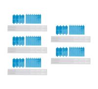 Culnflun 5 Set Privacy Screen Replacement Set Adhesive Strips and Slide Mount Holder Tabs for Computer