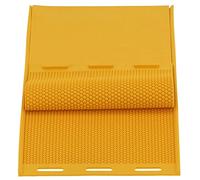 Culnflun Abeeswax Press Mormo di base di gomma fai da te foglio di fondazione 2pcs 5,4 mm giallo per accessori per apicoltura manuale premuto durevole e pieghevole