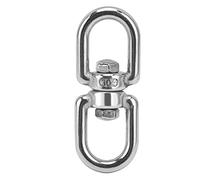 Culnflun Anillo de Giro giratorio de ojos de ojo, conector de Llave duradero de Acero inoxidable 304 para hamacas de columpio al AIRE Libre (M5)