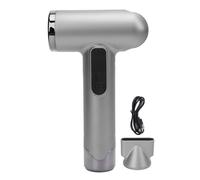 Culnflun Asciugacapelli a corda, asciugacapelli ricaricabili da 15000 mAh USB con ugello magnetico Regolabile freddo a freddo per campeggio di viaggio domestico e (Silver)