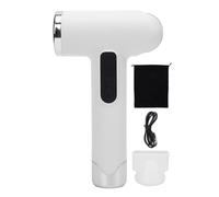 Culnflun Asciugatrice per capelli USB ricaricabile ricaricabile 200W 100000 giri/min silenzioso pompino portatile con batteria da 15000 mAh per il dormitorio di viaggio per casa (Bianco)