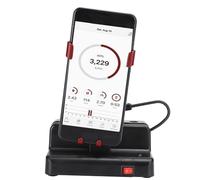 Culnflun Automatico shaker mobile shaker a destra swing passi contatore contapassi per cellulare per gli appassionati di fitness in plastica rossa scura 15,5 x 11,8 cm
