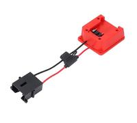 Culnflun Bambini GIOCCOLO Attore Battere Attatore Robusto Convertitore di Alimentazione 18 V Leggero per PEG Perego Ride su Giocattoli in plastica ABS con connettori con Cab (Connettore Nero)