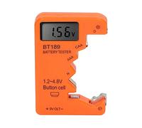 Culnflun Battery Checker Capacity Tester, Battery Tester for Home Office Use ABS Material, Meter Digital Display Tool for AA AAA 6F22 9V 1.5V (Orange)