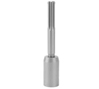 Culnflun Battipista a T, battipalo in acciaio per impieghi gravosi, battipalo manuale, trapano a percussione, per pali a T e piccoli cartelli, lunghezza 20 cm, gambo a 5 fori (30 mm)
