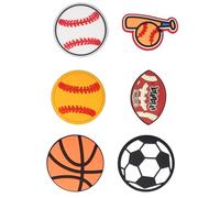 Culnflun Beach Borse Charms, 6pcs Accessori decorativi in silicone da pacco, per borsetta per la spiaggia di bogg.