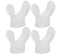 Culnflun Bocchetto di bocchetto per boccaglio morso bocchino bocchino per tubo immersione bocchino trasparente silicone non tossico inodore comodo adatta