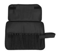 Culnflun Borsa per utensili da pesca in stoffa portatile Custodia per la pesca pieghevole per le attività di pesca all'aperto Blu Black Red 30x22cm (Noir)