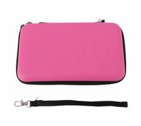 Culnflun Case di carico a console di gioco Custodia di protezione protettiva con shell duro con 8 slot di gioco e tasca degli accessori per 3DS xl Nuovo 3DS XL Nuovo Tablet da (Rosa)