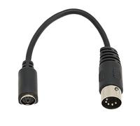 Culnflun Cavo convertitore per mouse tastiera, cavo da maschio da 5 perno da 5 perno professionale a mini din a 6 pin cavo adattatore femmina per la console Materiale PVC di 0,