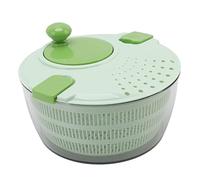 Culnflun Centrifuga per insalata, asciuga verdure da 4 litri, scolainsalata multifunzione, ciotola per frutta, centrifuga per lattuga, per domestica, verde 24,5x16,5 cm