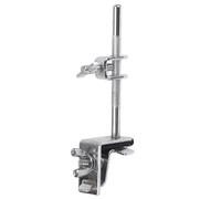 Culnflun Cowbell Holder Clamp Jazz Drum Kit Heavy Duty Hoop Mounted Adjustable Cowbell Clamp for Professional Drummers Silver Color As Shown in Picture