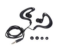 Culnflun Cuffie per nuoto, tappo per auricolare conduttore osseo da 3,5 mm con tappi per le orecchie sostituibili per la navigazione in esecuzione del nuoto IP68 IP68 Design ergono (NERO)