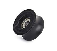 Culnflun Cuscinetto a Rulli in Nylon, 0840UU 8*40*20,5mm, Ruota Con Scanalatura a U, Ruota Con Cuscinetto a Sfere Con Scanalatura E Cingolo Sigillato Rivestito in Gomma, per Apparecchiature Meccaniche