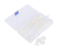 Culnflun Doll Joints DIY Craft Toy Accessories Engage Bolt Bear Making Supplies 35 Sets White Plastic Resin Movable Limbs for Doll Teddy Bear Plush Toys