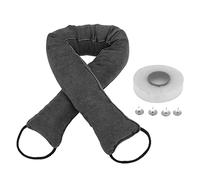 Culnflun Door Draft Stopper, Weighted Under Door Draft Blocker Bottom Door Seal Noise and Air for Exterior, Apartment, Back Door, Fits Door Gap (Dark Gray)