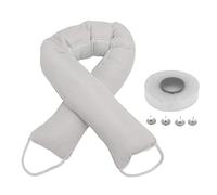 Culnflun Door Draft Stopper, Weighted Under Door Draft Blocker Bottom Door Seal Noise and Air for Exterior, Apartment, Back Door, Fits Door Gap (Beige)