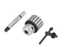Culnflun Drill di tipo chiave Chuck, ad alto contenuto di carbonio MT2 B16 ARBOR 1 13 mm Strumento di mini tornio per le perforazioni di centraggio di centraggio operazioni di risa