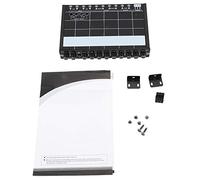 Culnflun Equalizzatore audio per auto a 7 bande, amplificatore audio professionale per stereo per automobili Ferro nero 1 pezzo