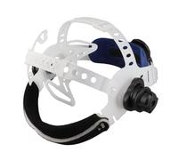 Culnflun Fascia per maschera per saldatore, copricapo di ricambio confortevole regolabile 28 x 20 x 12 cm, per caschi per saldatura con oscuramento automatico solare Resistente pla (Bianca)
