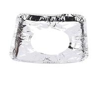 Culnflun Foglio di alluminio Stufa a gas Resistente al calore Tampone di pulizia Carta oleata 10 pezzi Cucina applicabile