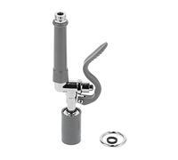 Culnflun Gruppo spruzzatore per rubinetto, accessorio per testina di spruzzo grigia in acciaio inossidabile 304, deviatore del flusso d'acqua per, ristorante, hotel