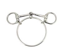 Culnflun Horse Bit, 5 inch Stainless Steel Loose Ring Snaffle Bit for Equestrian Training And Riding, 125mm Horse Mouthpiece