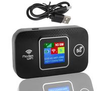 Culnflun Hotspot Wi-Fi Mobile 4G LTE, Velocità Internet Veloce, Supporto Per Più Dispositivi, Accesso A Internet, Con Slot Per Scheda Sim, Alta Sicurezza, Comodo Da Portare In