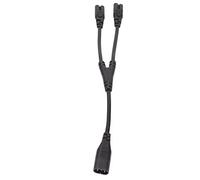 Culnflun IEC320 C8 a doppio IEC320 C7 Cavo di alimentazione Y Splitter 1 in 2 Out Cavo di alimentazione CA 0. Per lampade scrivania altoparlanti LCD Monitors Monitors Stampanti