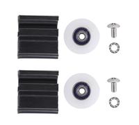 Culnflun Kit di ruote per porte per serre di alta qualità rotolatura di alta qualità di scorrimento fluido di sostituzione per serre e porte scorrevoli in nylon