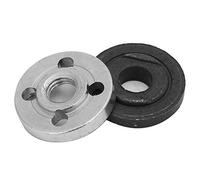 Culnflun Kit flangia esterna interna di ricambio per smerigliatrice angolare, dadi di bloccaggio placcati in acciaio, fissaggio filettato/senza filettatura, 30 mm per parti di uten (Makita angle
