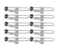 Culnflun Lever Action Grid Clamp, clip di montaggio delle piastrelle in acciaio inossibile 10pc set per installazione a soffitto sospeso Clip a impugnatura multifunzionale