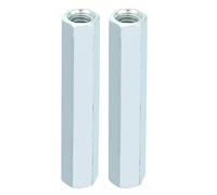 Culnflun M8 di a canna lunga 2 pcs, do della manica esagonale, adcciatura a carbonio a zinco ad acciaio resistente di costruzione industriale