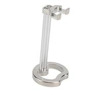 Culnflun Metal Manual Reash Stand, supporto in lega di zinco pesante per uomini che curano il bancone del bagno d'argento