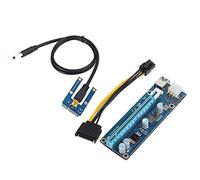 Culnflun Mini E su PCI Express16x Extender, consegna di alimentazione GPU a 6 pin con cavo di alimentazione SATA ad alta corrente di rame puro per estrazione di schede video
