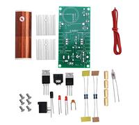 Culnflun Modulo bobina fai te mini kit elettronico elettronico altoparlante al plasma non assemblato 15w dc 15 24v 2a per appassionati di scienze ed educatori cartone sintetico