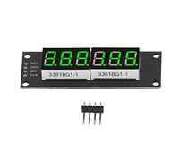 Culnflun Modulo display LED a 6 cifre e 7 segmenti, orologio digitale con driver TM1637 con luce verde, display numerico digitale di grandi dimensioni da 0,36 pollici per progetti