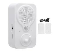 Culnflun Motion Sensor Activated Voice Reminder Doorbell, DIY Recording Multi Language Support High Sensitivity Detection Long Lasting Battery Easy Installation for Home Shop