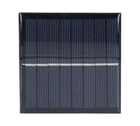 Culnflun Pannelli solari Caricabatterie da pannello solare ricaricabile in polisilicio ad alta efficienza da 1 W, 90x90 mm per illuminazione domestica Carica batteria Meteo leggero