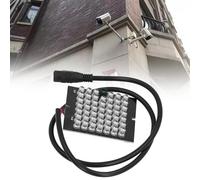 Culnflun Pannello Luminoso della Telecamera Ir, 940 NM 12V 48Pcs LED, Luce Ausiliaria di Visione Notturna di Sorveglianza del Sensore Automatico, Telecamera di Sicurezza CCTV