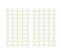 Culnflun Paper Clips, Gold Metal Airplane Shaped Office Supplies, Large Paper Clips for Teacher Supplies, Cute Paperclips for Home School Office 100PCS