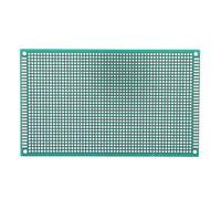 Culnflun Perfboard, scheda prototipo PCB da 10 pezzi per esercitazioni di saldatura - circuito stampato in fibra di vetro FR4 a doppia faccia 9x15 cm passo 2,54 mm per progetti di
