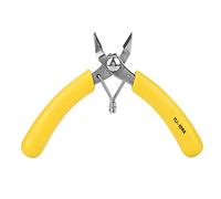 Culnflun Pinze da taglio diagonali elettroniche da 5 pollici per cavi metallici e rivestimento in plastica Kit di strumenti per taglierine laterali di precisione Lavori elettrici C (TU-109A)