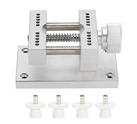 Culnflun Porta della custodia dell'orologio regolabile, base di rimodellamento del cinturino per orologio, strumento del supporto per rematore di riparazione, strumento di riparazi (bianco)