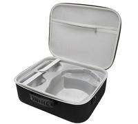 Culnflun Portable EVA Hard Case Compatible with PS VR2, Travel Storage Bag with Adjustable Shoulder Strap & Lens Cover for VR Headset, Controllers & Accessories (Bl