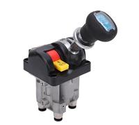 Culnflun Proportional Control Valves Dump Truck Pto Switch 4 Holes 4 Working Position Slow down Tipper Switch Hydraulic System for Dump Trucks Semi Trailers Mining Trucks Aluminum
